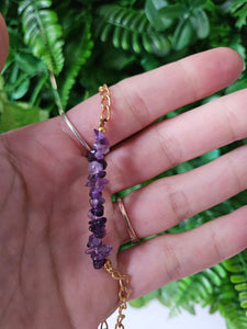 Amethyst anklet/bracelet